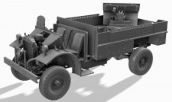 Thunder Model 1/35 WW2 LRDG CMP F30 Truck with Ordnance 37mm MKI Bofors Gun