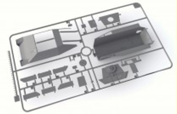 Thunder Model 1/35 WW2 German Bergepanzer Hetzer Early