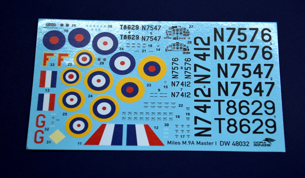 Dora Wings 1/48 Scale DORDW48033 Miles M.9 Master Mk.I, 1/48