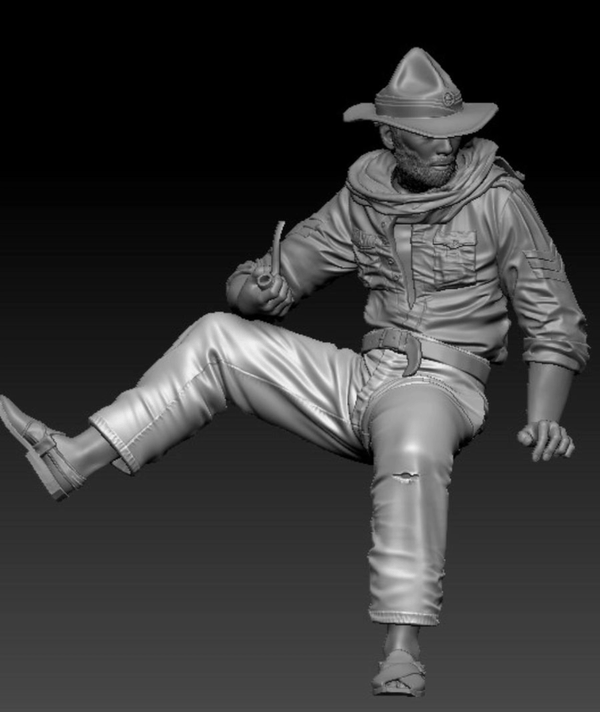 Thunder Model 1/35 WW2 LRDG Figures Crew set #2 