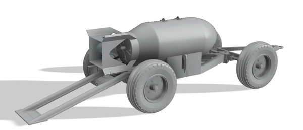 Thunder Model 1/32 WW2 US Army Bomb Trailer Mark 2 Mod.1
