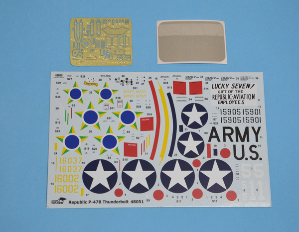 Dora Wings 1/48 Scale DORDW48051 Republic P-47B Thunderbolt, 1/48