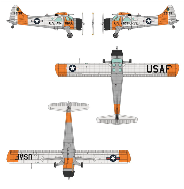 Dora Wings 1/48 Scale DORDW48059 L-20A/U-6A Beaver