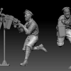 Thunder Model 1/35 WW2 LRDG Figures Crew set #4