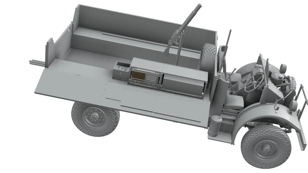 Thunder Model 1/35 WW2 LRDG F30 Wireless Truck