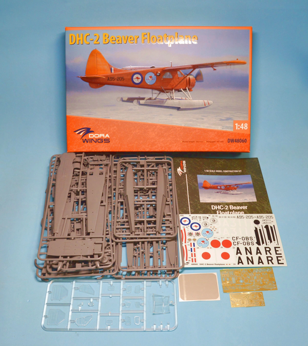 Dora Wings 1/48 Scale DORDW48060 DHC-2 Beaver Float Plane