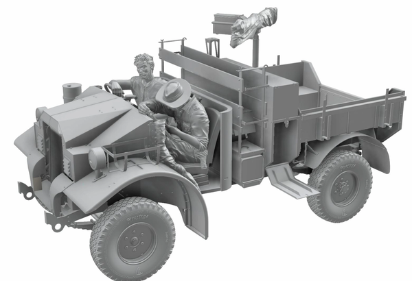 Thunder Model 1/35 WW2 LRDG F8 Pilot Car bonus edition