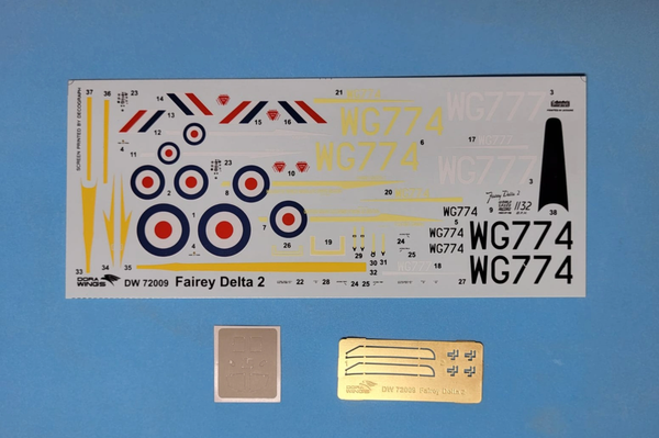 Dora Wings 1/72 Scale DORDW72009 Fairey Delta 2