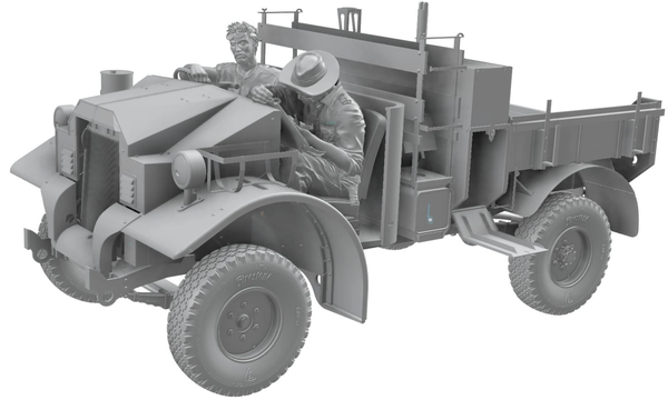 Thunder Model 1/35 WW2 LRDG F8 Pilot Car bonus edition