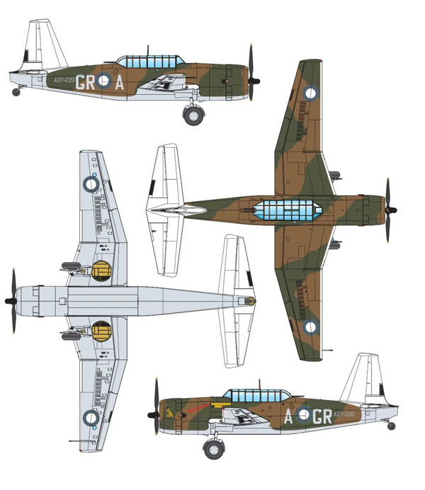 Dora Wings 1/72 Scale DORDW72039 Vultee Vengeance Mk2 1/72