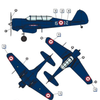 Dora Wings 1/48 Scale DORDW48041 Curtiss-Wright SNC-1 Falcon II, 1/48