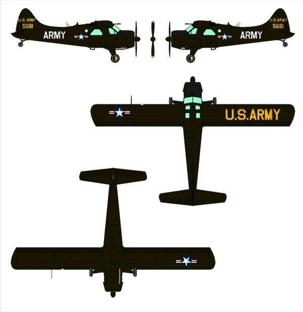 Dora Wings 1/48 Scale DORDW48059 L-20A/U-6A Beaver