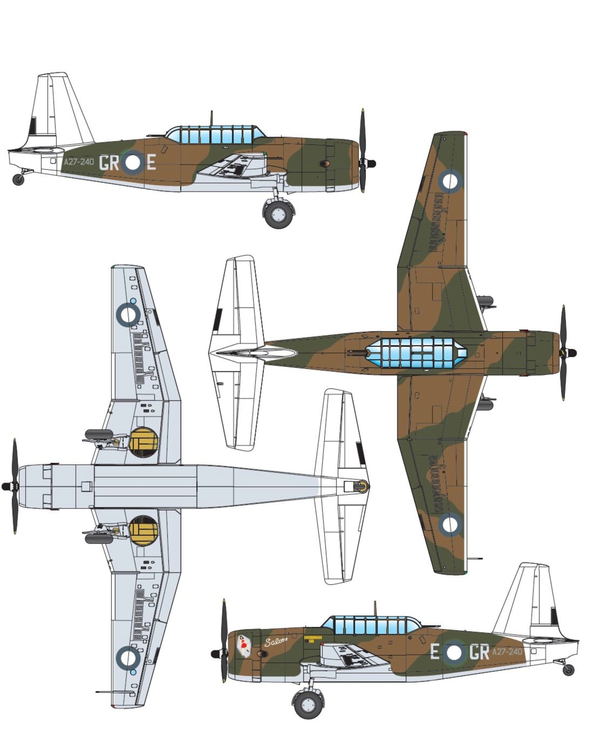 Dora Wings 1/72 Scale DORDW72039 Vultee Vengeance Mk2 1/72