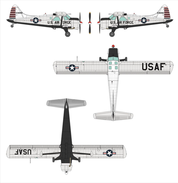Dora Wings 1/48 Scale DORDW48059 L-20A/U-6A Beaver