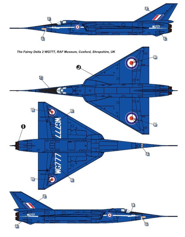 Dora Wings 1/48 Scale DORDW48064 Fairey Delta 2 1/48