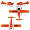 Dora Wings 1/48 Scale DORDW48060 DHC-2 Beaver Float Plane
