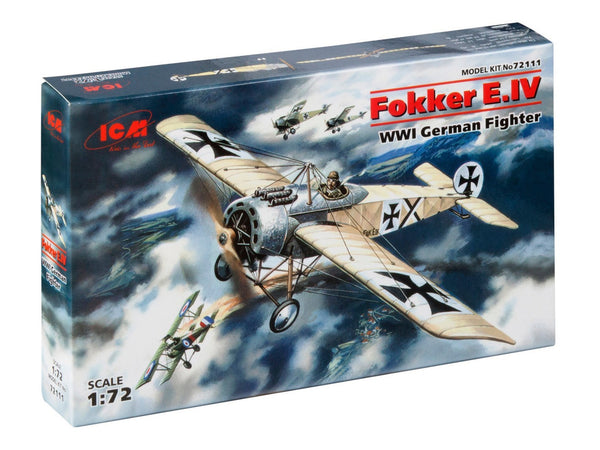 ICM 1/72 Fokker E.IV, WWI German Fighter