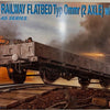 Dragon 1/35 Scale WW2 GERMAN RAILWAY FLATBED train car carriage model kit