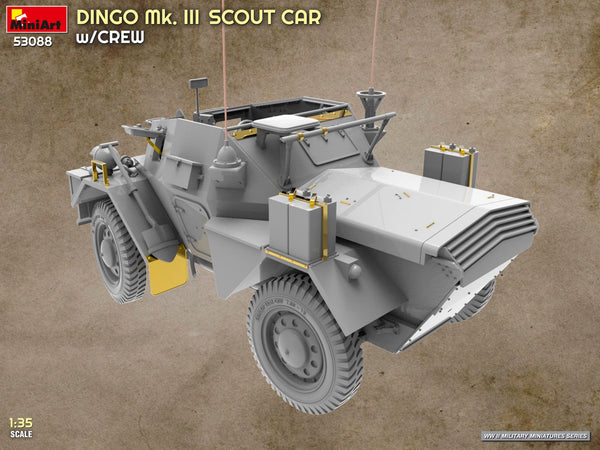 Miniart 1/35 scale WW2 British DINGO Mk.III SCOUT CAR w/CREW