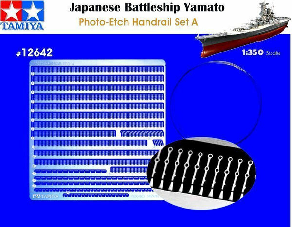 TAMIYA 1/350 Scale Ships Photo-Etched Handrail upgrade Set A