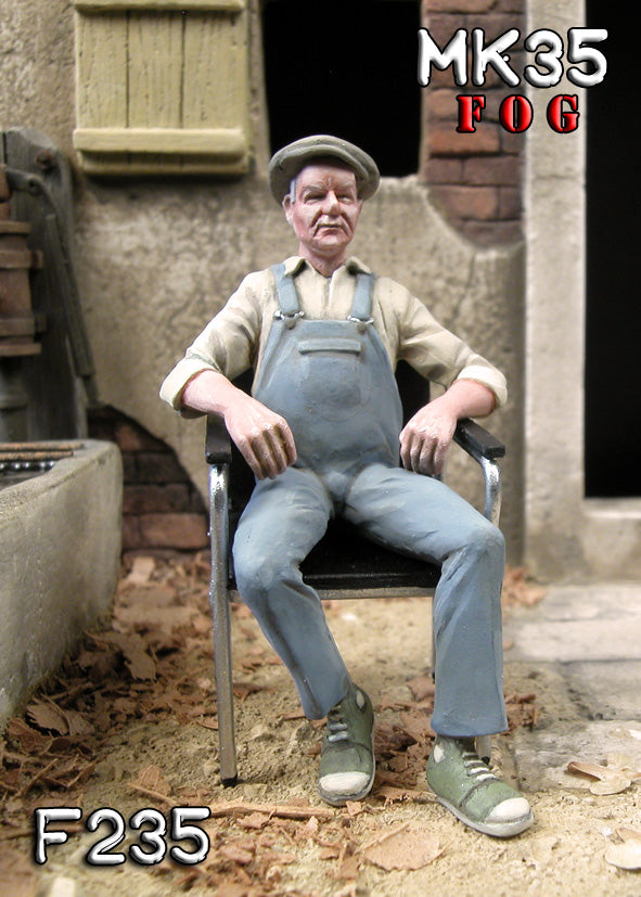 MK35 FoG models 1/35 Scale Fernand seated in his armchair (supplied with the figure)
