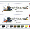 Italeri 1/72 Scale Ah.1/Ab-47 helicopter model kit
