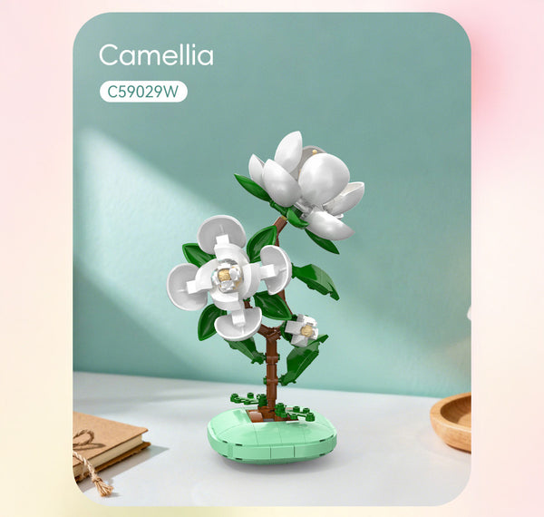 CADA CREATIVE Camellia Building Block Planter - 301 pcs