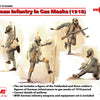 ICM 1/35 WW1 German Infantry in Gas Masks (1918) (4 figures)