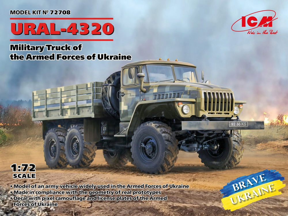 ICM 1/72 URAL-4320, Military Truck of the Armed Forces of Ukraine