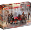 ICM 1/35 Model T 1914 Fire Truck with 4 Crew Figures, Boy & Cat
