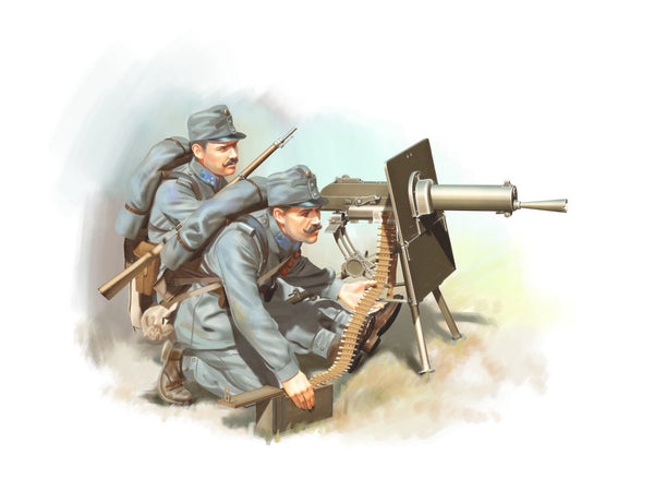 ICM 1/35 WW1 Austro-Hungarian MG Team (2 figures)