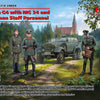 ICM 1/24 Type G4 with MG 34 & German Staff Personnel 3 Figures