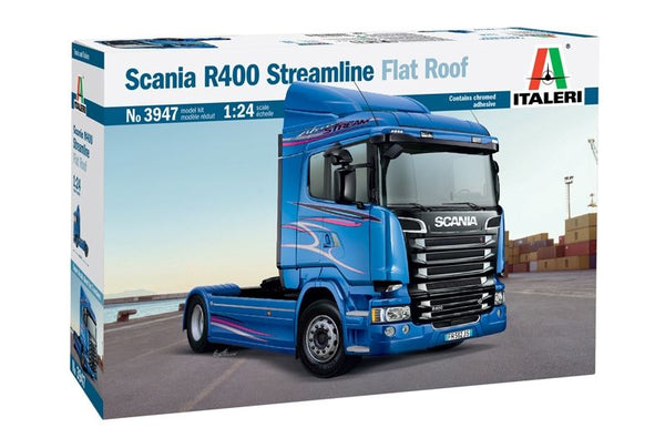 Italeri 1/24 Scania R 400 Stremlin. (Flat Roof) truck lorry model kit