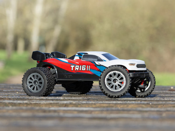 PD RACING 1:16 RTR TR16II Brushed RC Truggy (Purple, Pink & White) 1:16