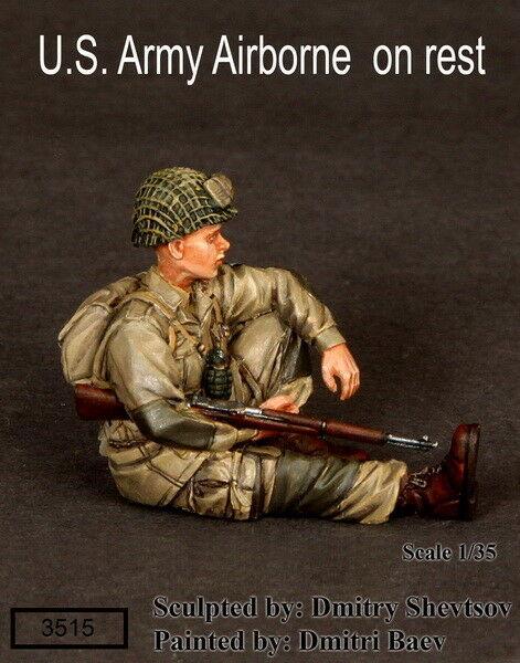 1/35 Scale resin kit U.S. Army Airbornes on rest
