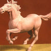 1/35 Scale resin model kit Bare horse Charging #3