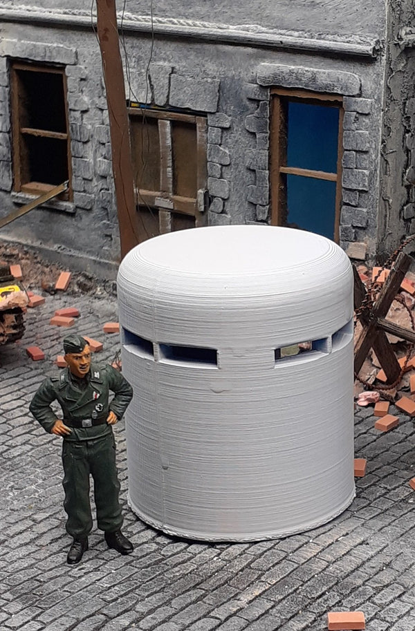 1/35 scale 3D printed WW2 german Schildwacht Hut pillbox bunker