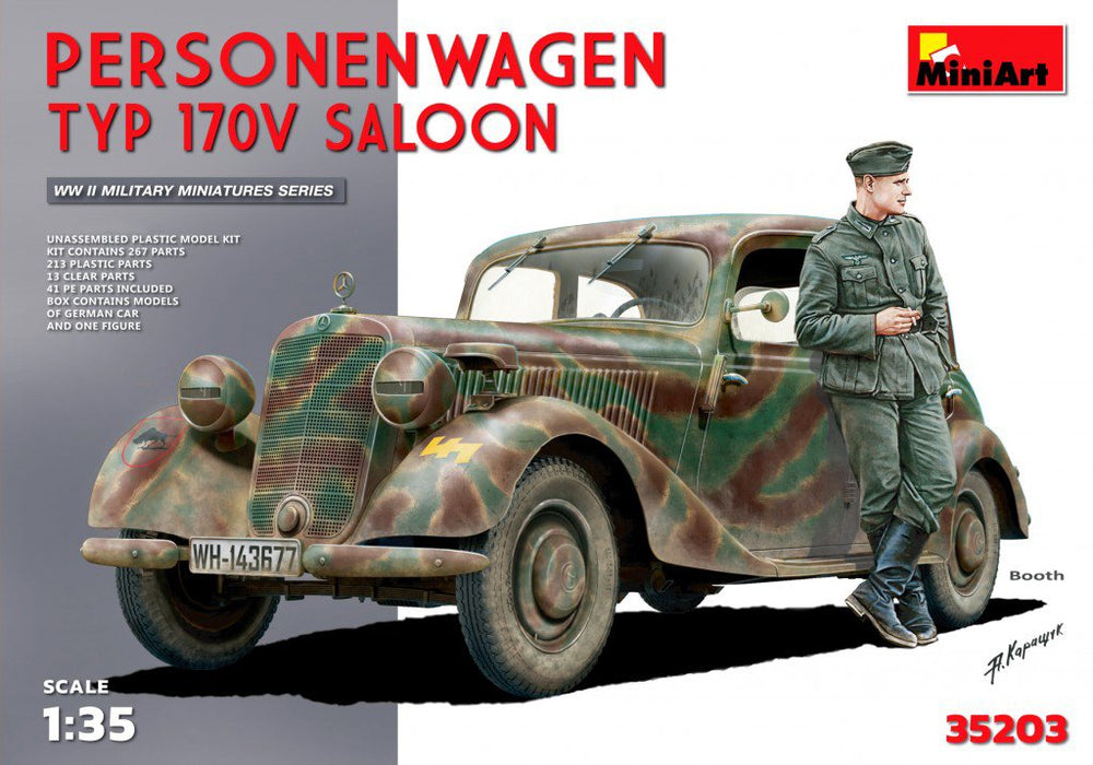 Miniart 1:35 - Personenwagen T yp 170V Saloon. (Special Editi