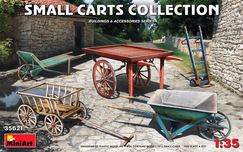 Miniart 1/35 scale SMALL CARTS COLLECTION
