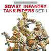 Miniart 1/35 scale WW2 SOVIET INFANTRY TANK RIDERS SET 1
