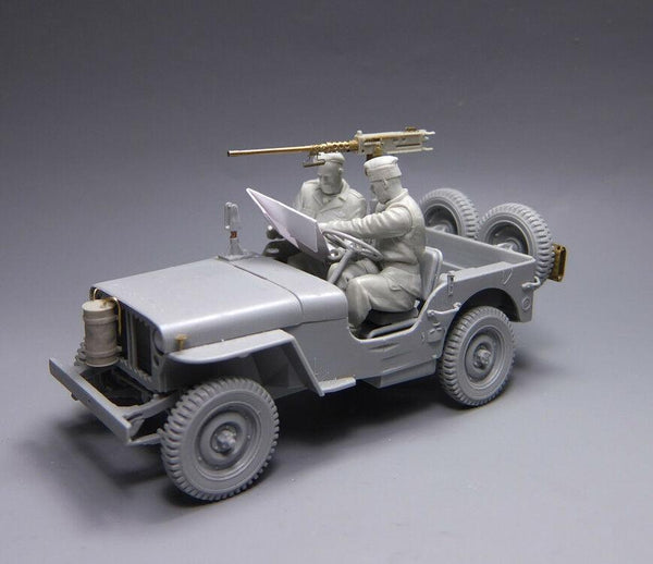 1/35 scale model kit Crew of the Jeep SAS. North Africa.1941-42 #2