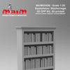 Bookshelf / Bücherregal #4 / 1/35 Scale 3D Printed model