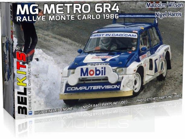 BELKITS 1/24 scale MG Metro 6R4 Monte Carlo Wilson / Harris