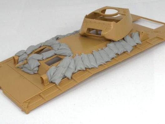 1/35 Scale resin upgrade kit Sand armor for  LVT (Italeri kit)