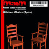 1/35 scale 3D printed model kit - Kitchen Chairs (2pcs) / 1:35