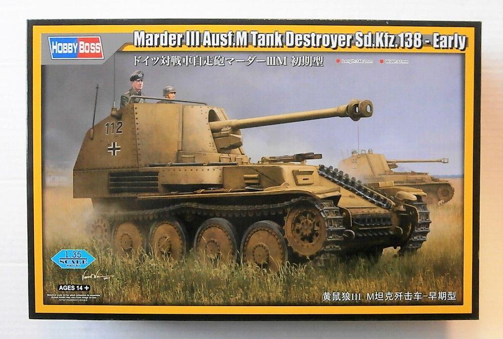 HOBBYBOSS 1/35 80169 MARDER III AUSF.M TANK DESTROYER SD.KFZ.138 EARLY