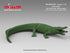 Crocodile / 1/35 Scale 3D Printed model  - 1:24