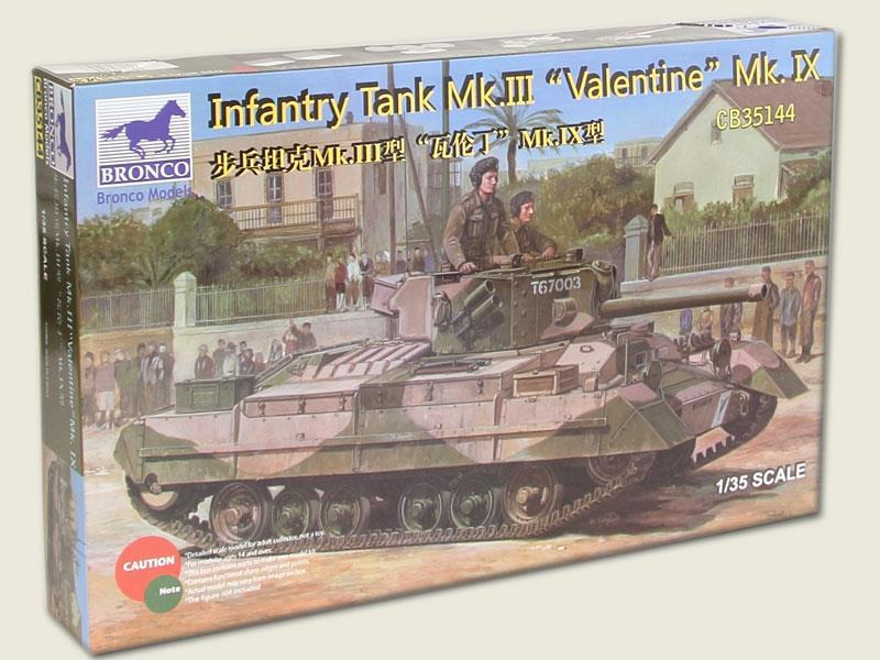 1/35 Scale Valentine Mk.IX Infantry Tank Mk.III