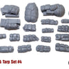 1/72 Scale resin Tents, Tarps & Crates #4 (25 Pieces)