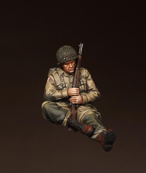 1/35 Scale Resin model kit WW2 U.S. Army Airborne on Sherman. #8